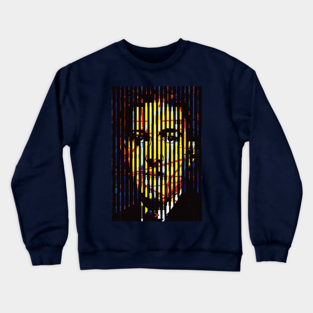 H.P. Lovecraft - Portrait Crewneck Sweatshirt by Exile Kings 